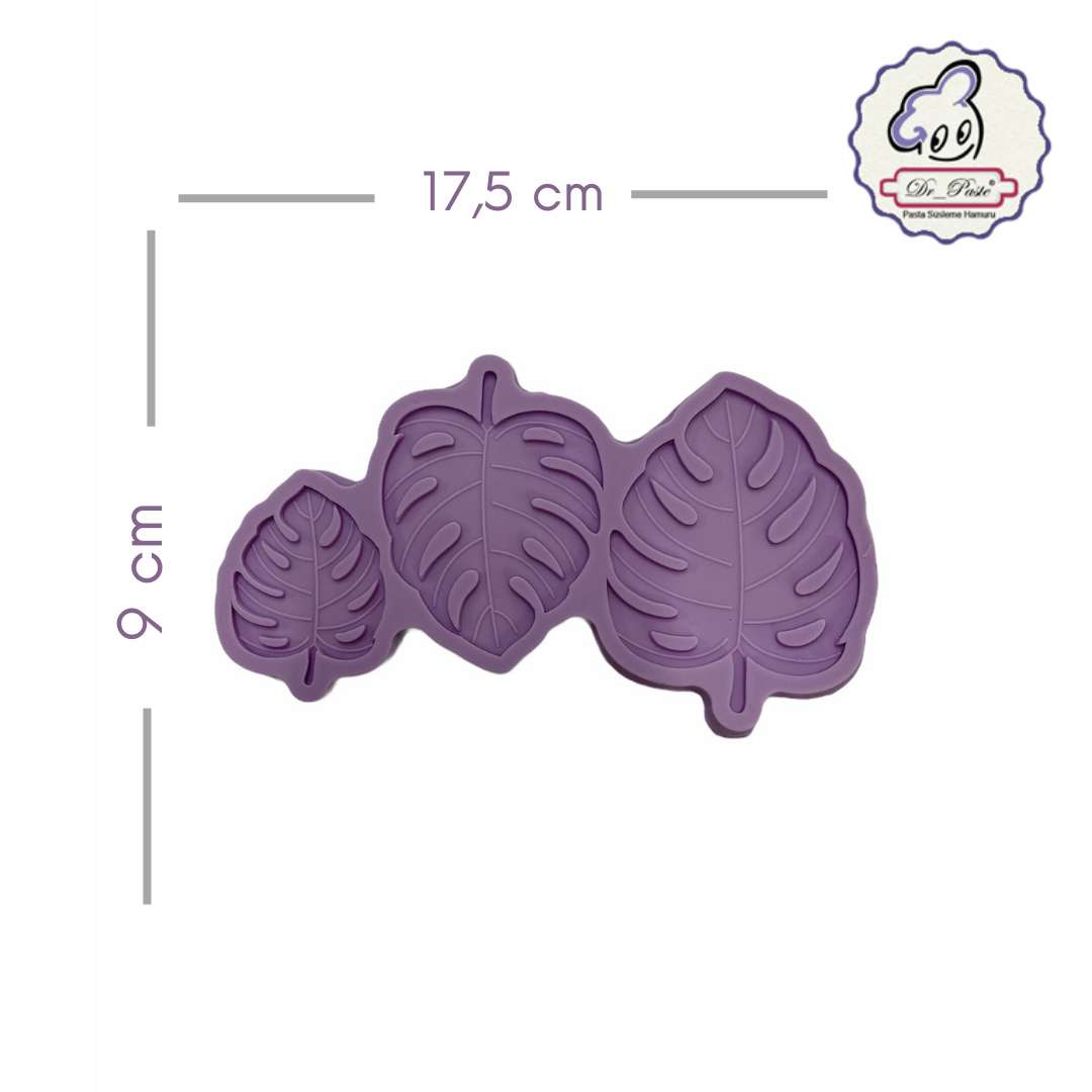 Silikon Kalıp 3'lü Palmiye