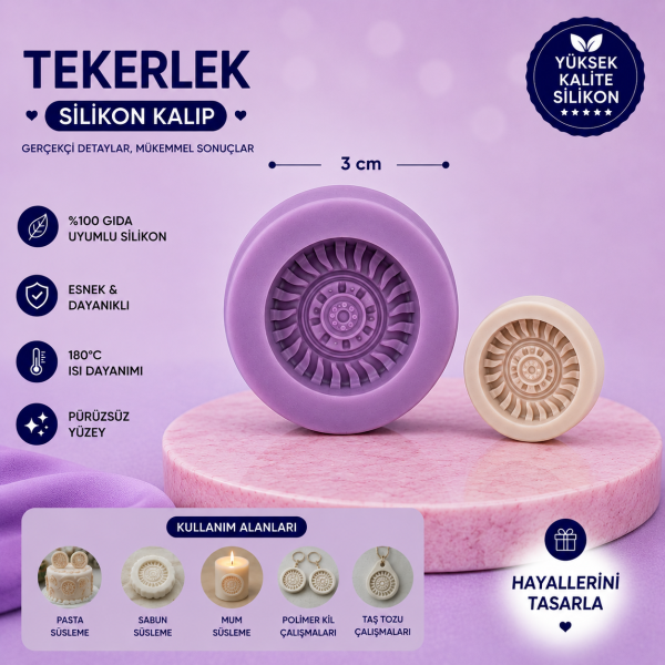 Silikon Kalıp Tekerlek