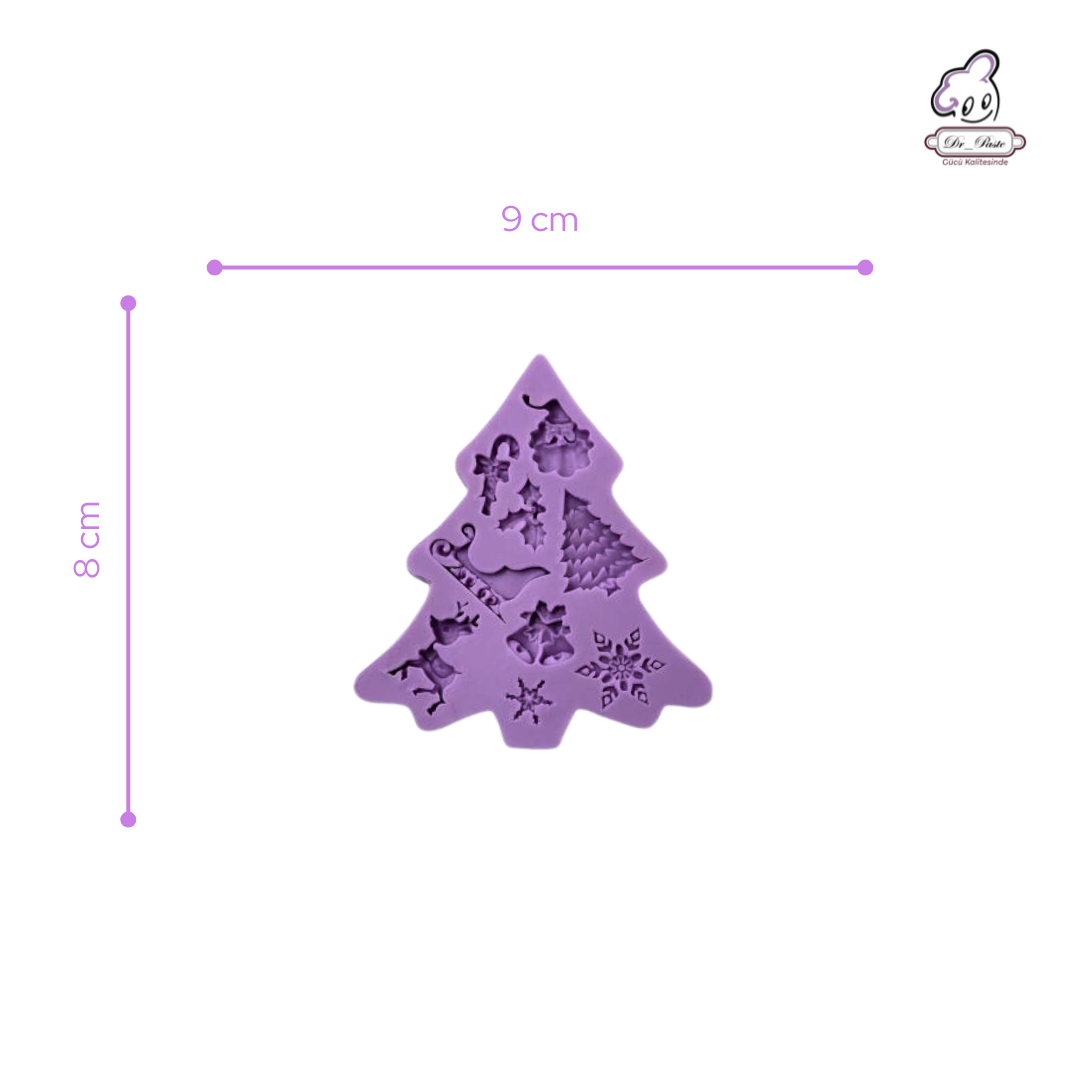 Silikon Kalıp Minik Yılbaşı Ağacı