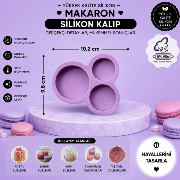 Silikon Kalıp Makaron