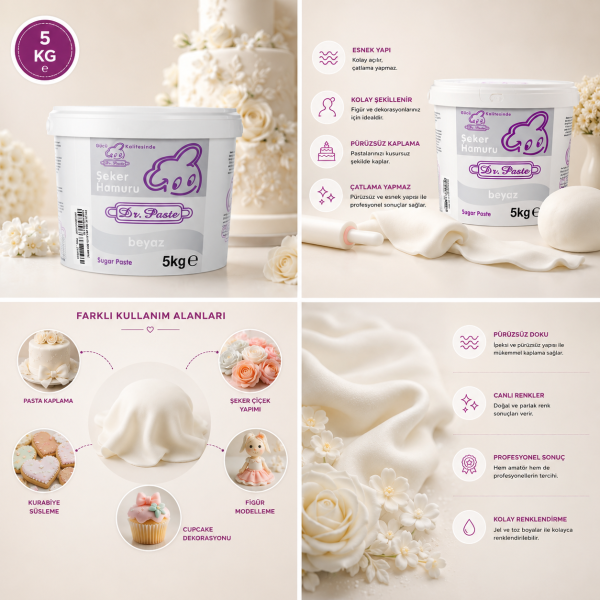 Alternative view of Dr-Paste Şeker Hamuru 5 KG