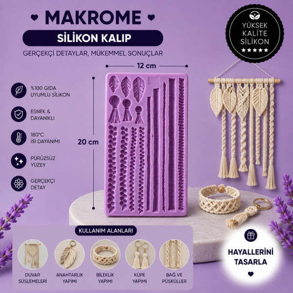 Silikon Kalıp Makrome